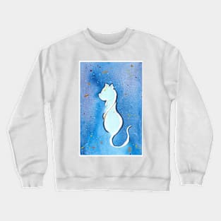 the space cat Crewneck Sweatshirt